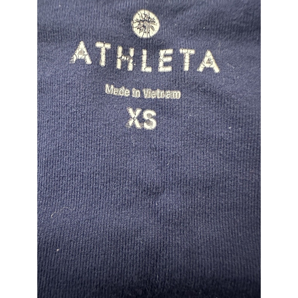 Athleta Leggings Women's XS Navy Blue Athleisure Athletic Yoga Gym Workout‎ - Picture 3 of 6